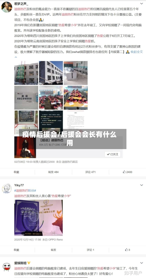 疫情后援会/后援会会长有什么用