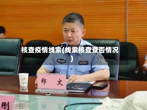 核查疫情线索(线索核查查否情况)-第2张图片